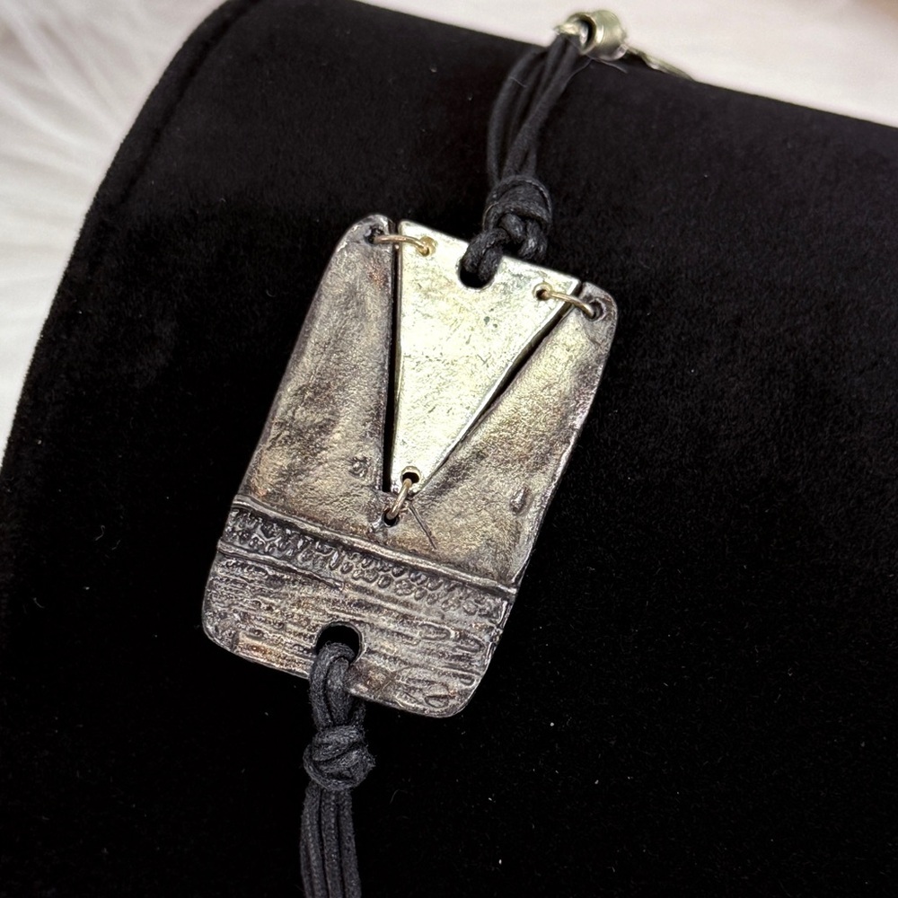 Vintage modernist costume small bracelet